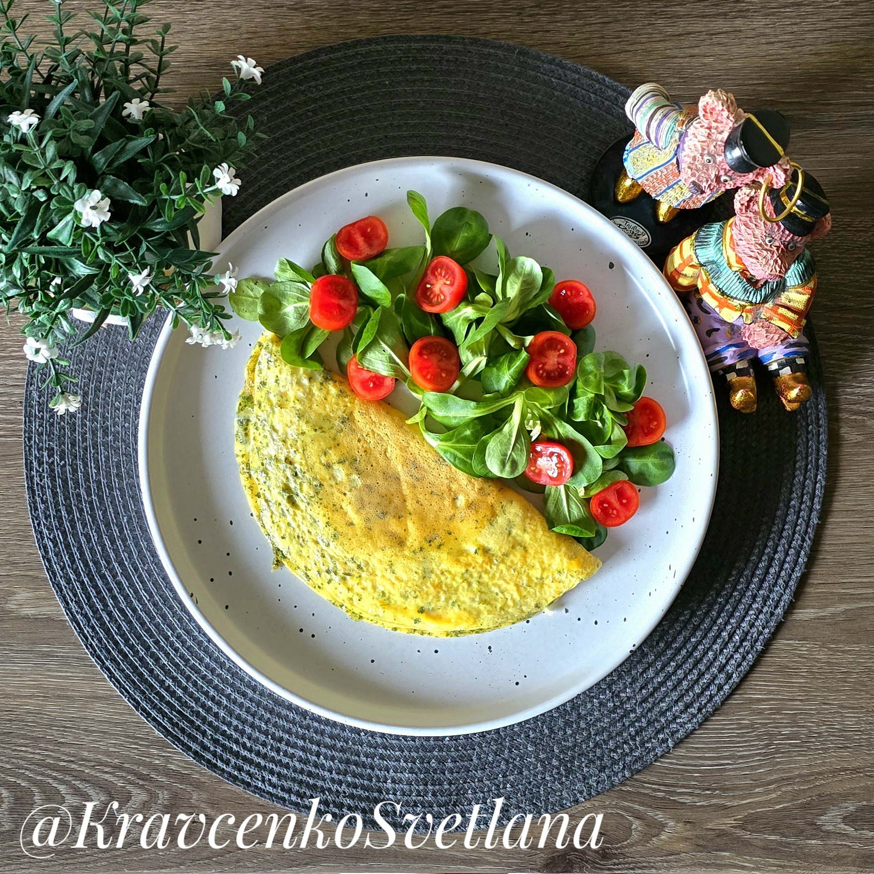 Омлет с сыром