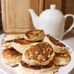 Оладьи на кефире с кокосовой мукой