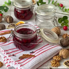 🍒Вишнёвое варенье без косточек с грецкими орехами