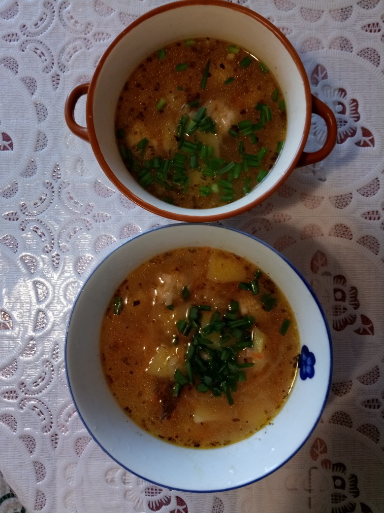 Куриный суп с куриными клецками - рецепт автора Olgrig