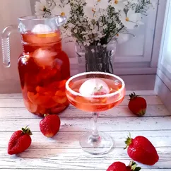 Лимонад с клубникой 🍓