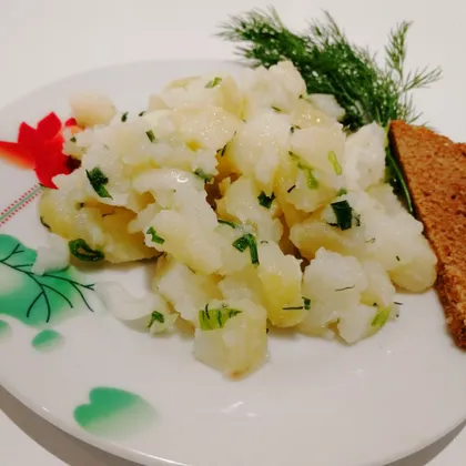 Салат из картофеля с луком