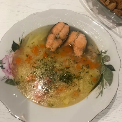 Суп рыбный с форелью