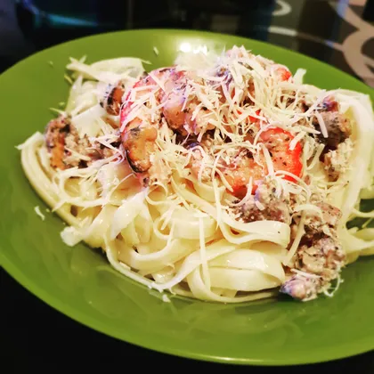 Спагетти с морепродуктами по-итальянски