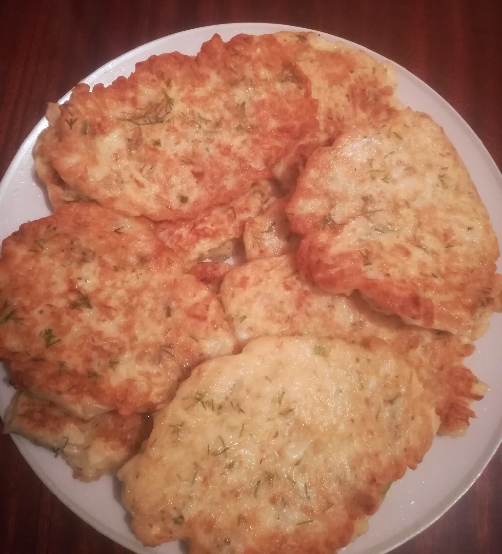 Капустные оладьи