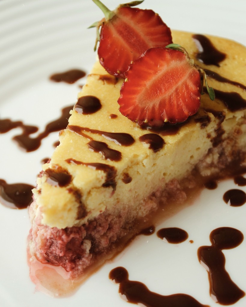 Творожное суфле с клубникой