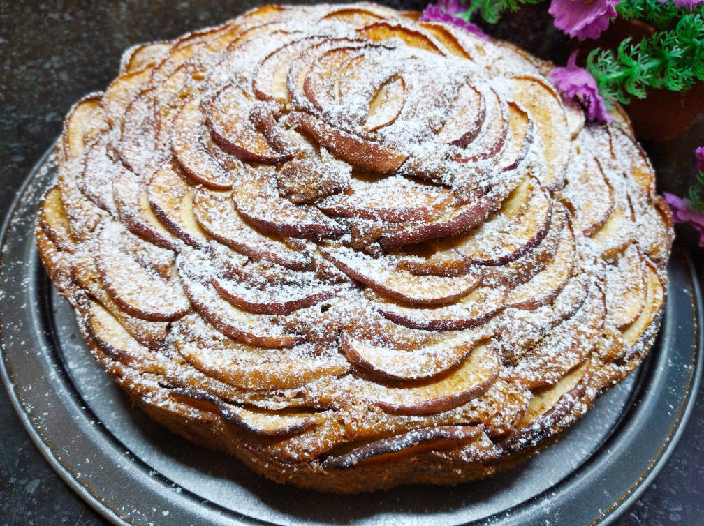 Яблочный пирог с корицей - рецепт автора Ирина
