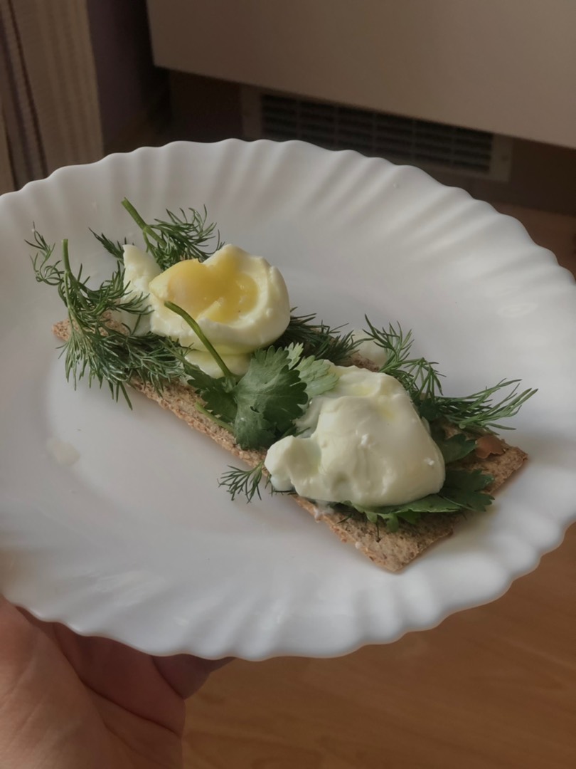 Пп бутерброд с яйцом и зеленью