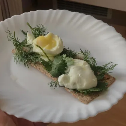 Пп бутерброд с яйцом и зеленью