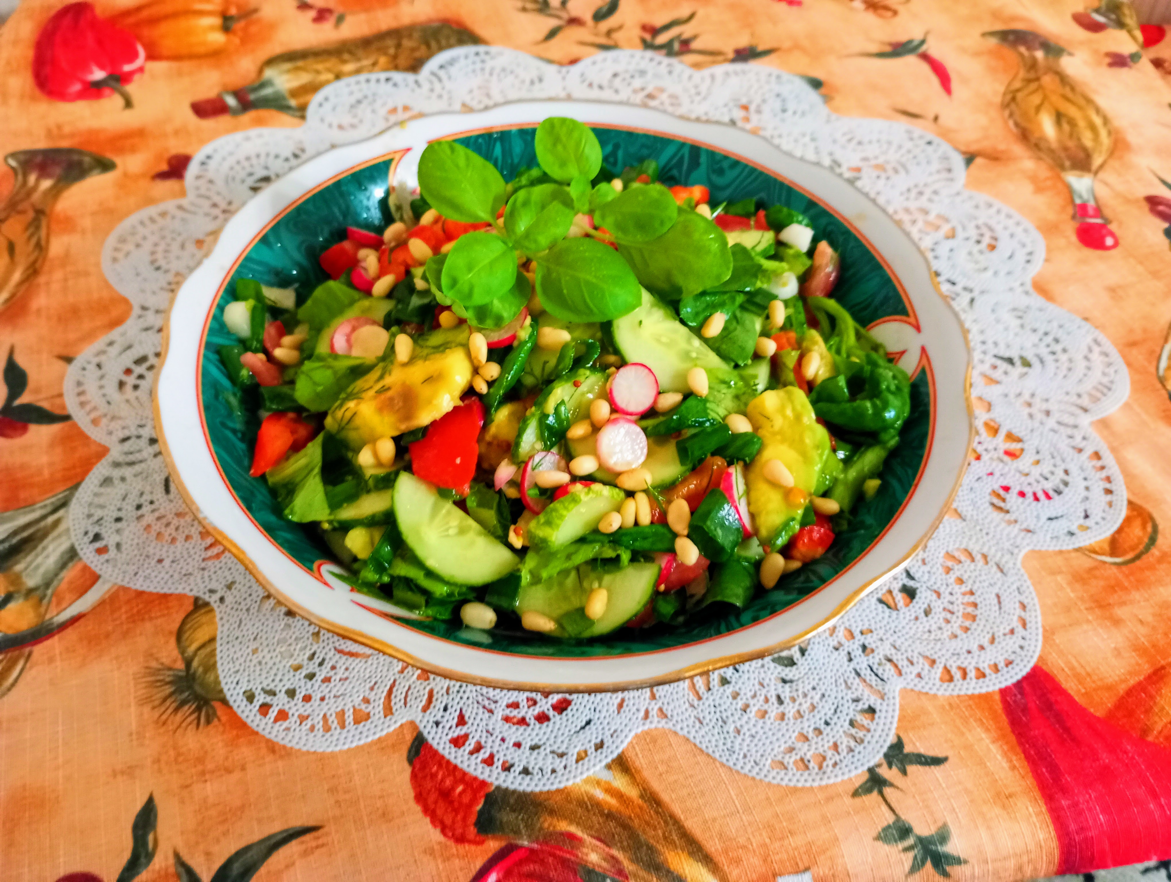 Овощной, витаминный, летний салат