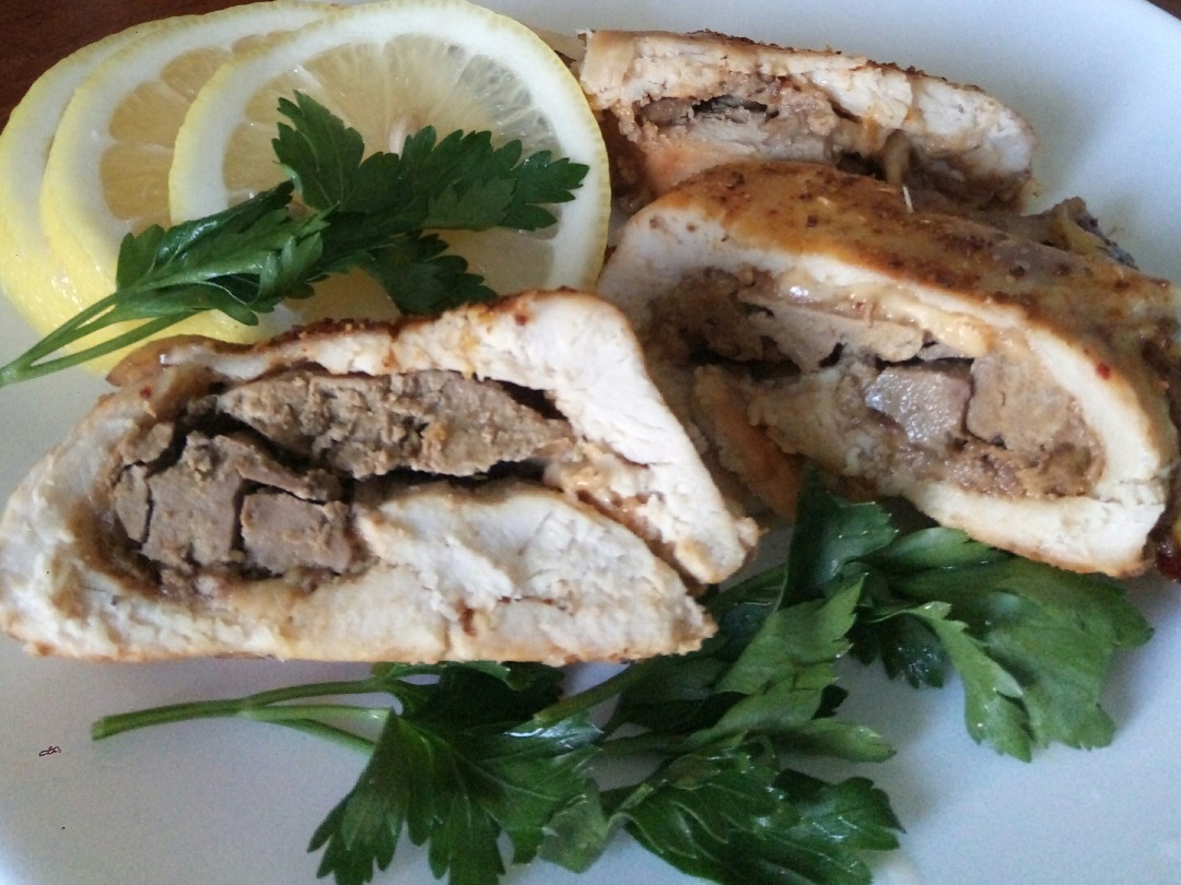 Рулет курино-печеночный