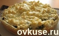 Пирог из курицы с сырным безе «Гармония»