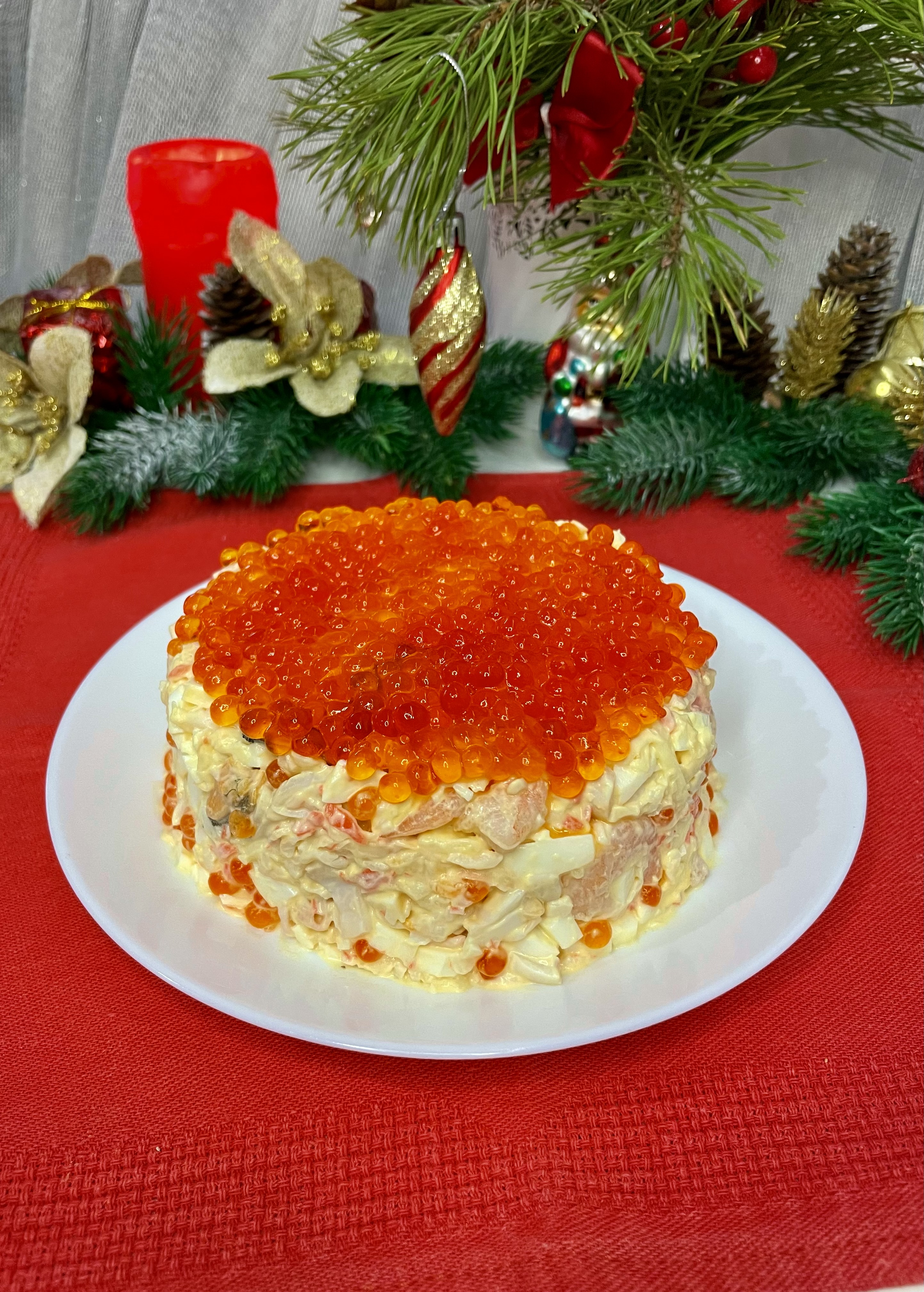 Салат морской на Новый год 2026