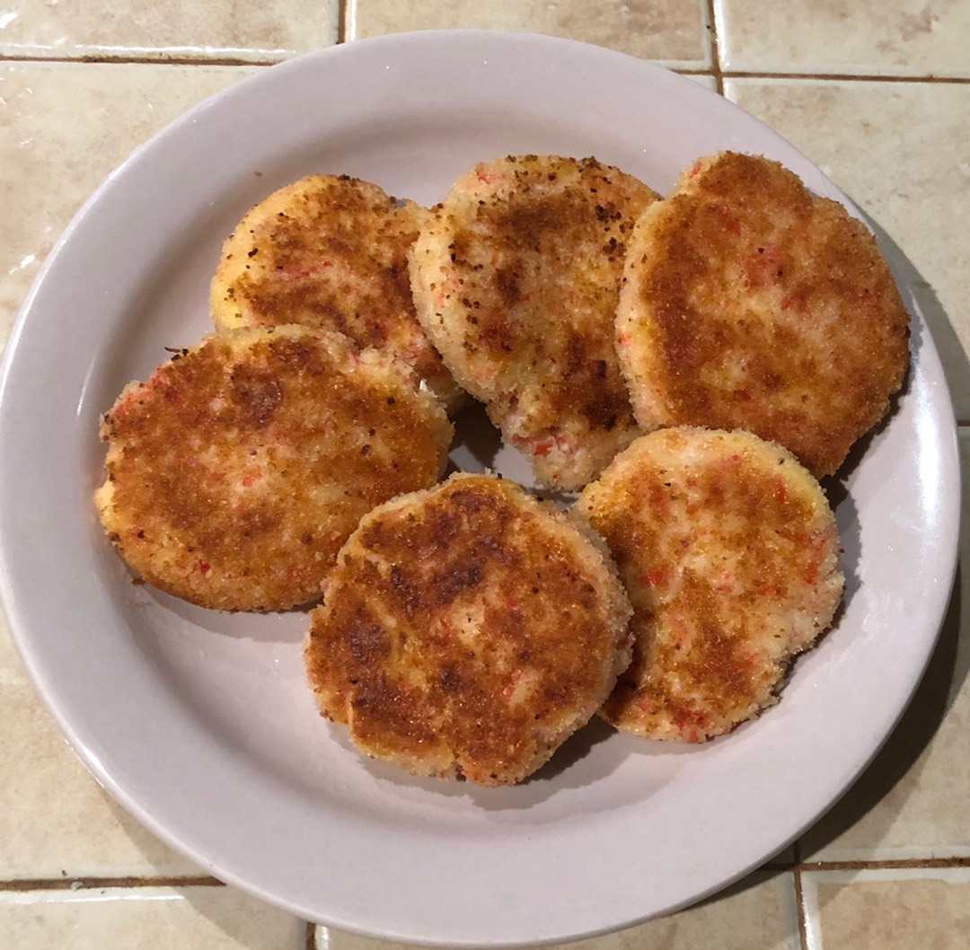 Котлетки из крабовых палочек