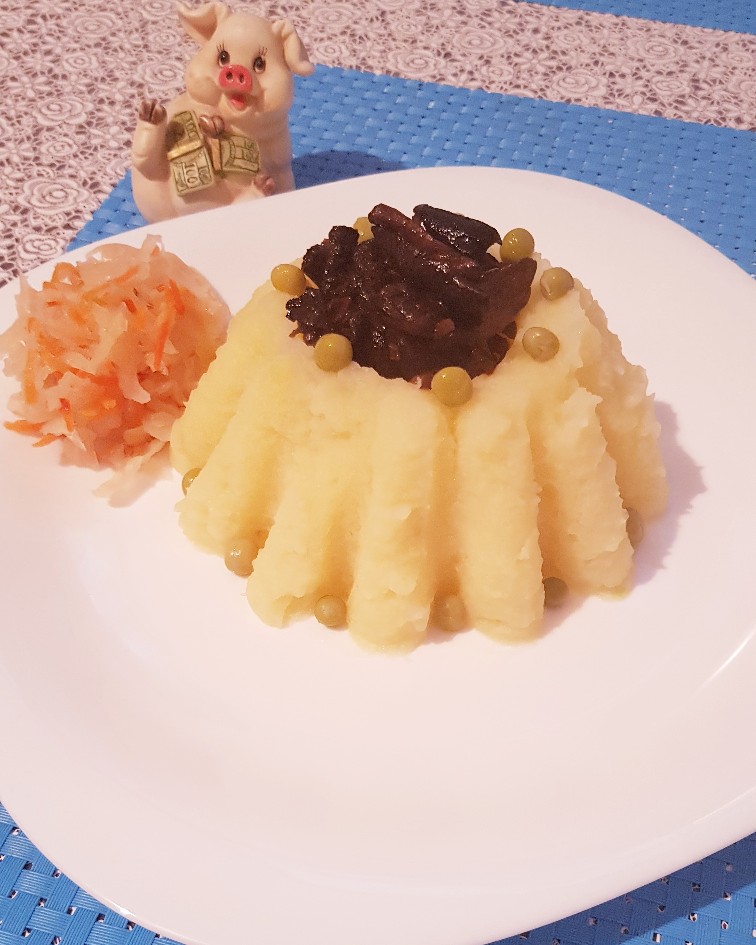 Картофельное пюре с грибами