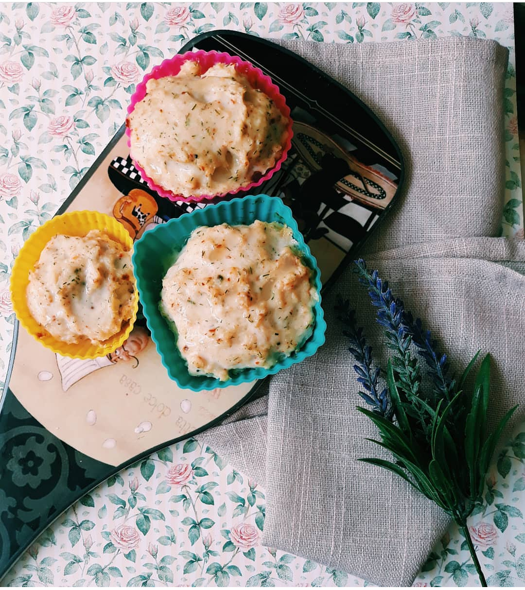 Сегодня готовим куриные маффины- суфле🐥🍮 #кулинарныймарафон