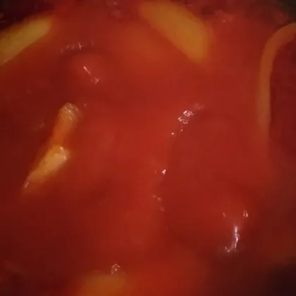 Болгарский перец в томатном соку