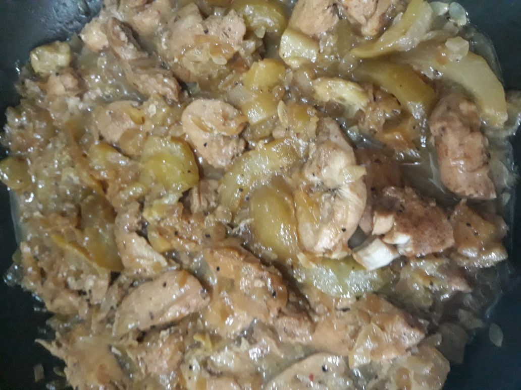 Курица с оригинальной поджаркой