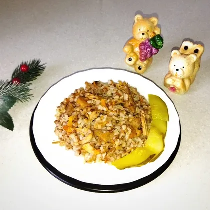 Гречка с мясным фаршем и грибами. Сколько готовить гречку