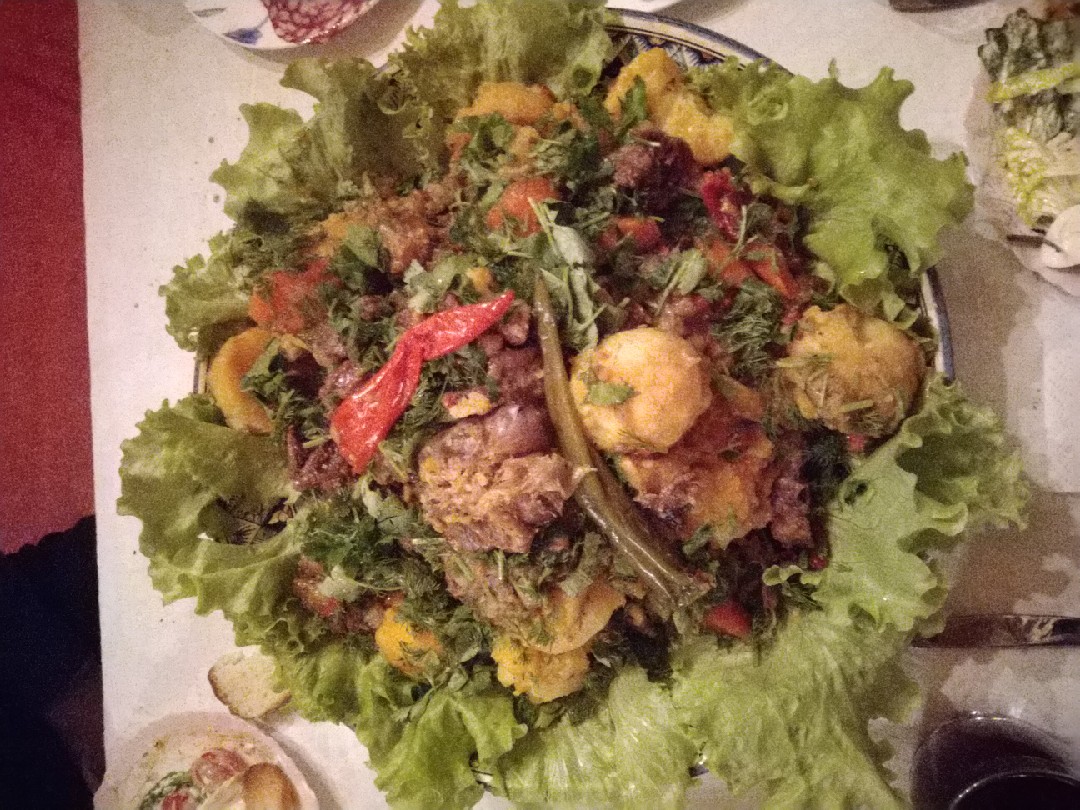Мясо с овощами в казане (мой фирменный рецепт)