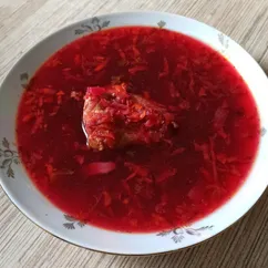 Свекольник с курицей