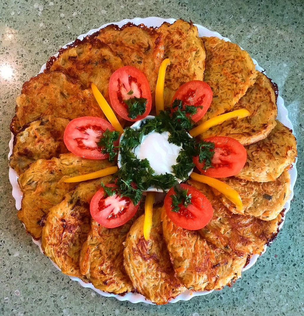 Драники из кабачка и картофеля 🍽