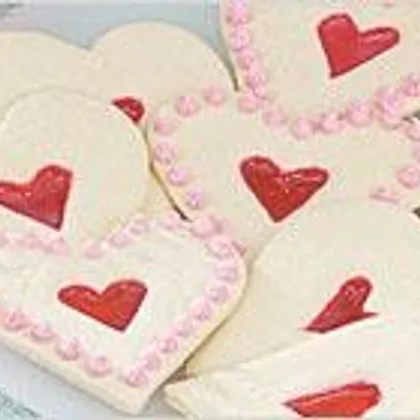 Ванильное печенье для Святого Валентина