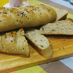 Домашний батон (хлеб) 🍞