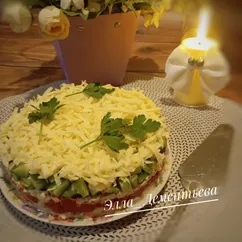 Салат с крабовыми палочками 