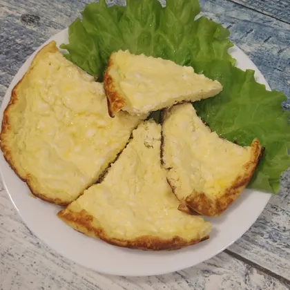 Омлет с творожным сыром