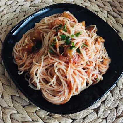 Паста с баклажанами🍝