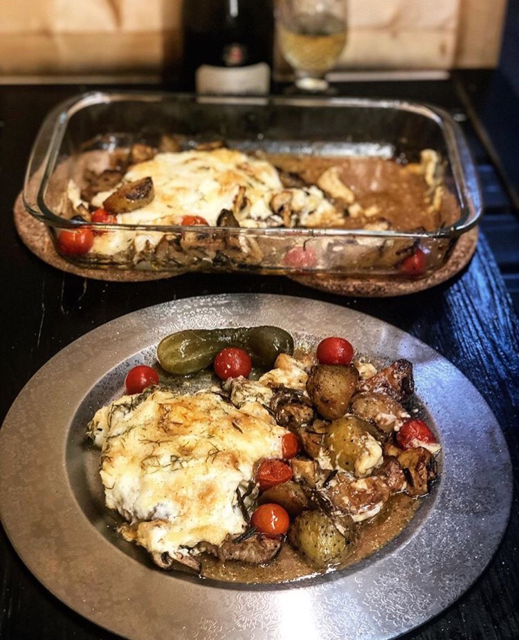 Свиная шейка с картошечкой