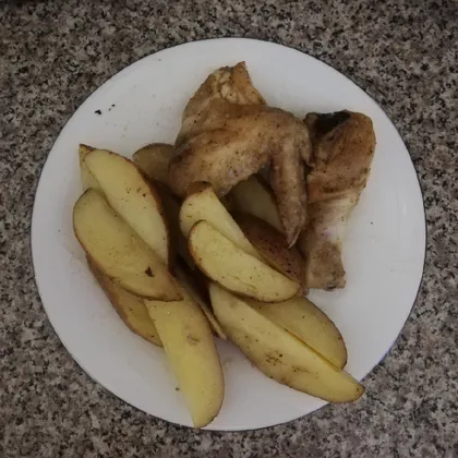 Картошка по-деревенский с курицей
