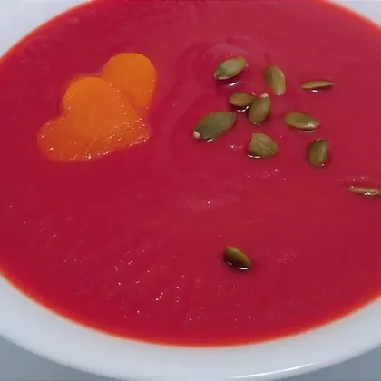 Суп-пюре из свёклы и тыквы