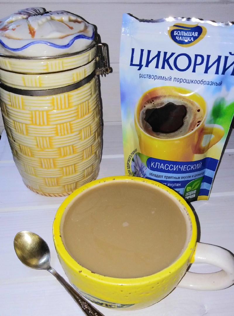 Цикорий с молоком