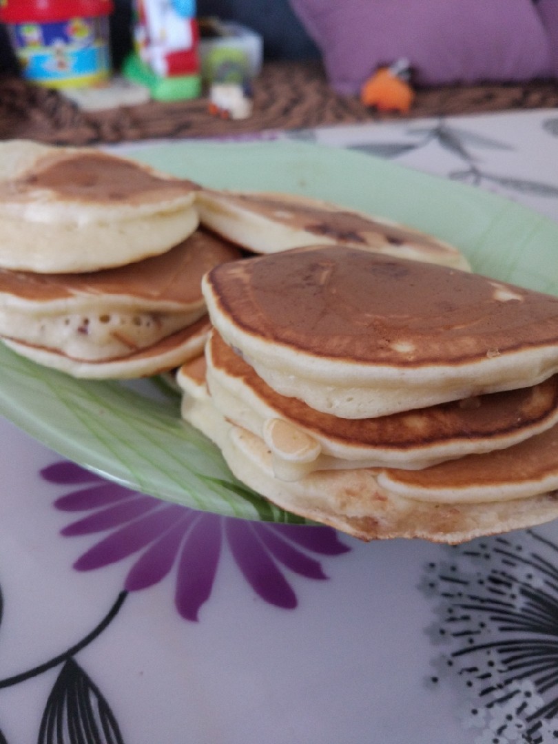 Панкейки с шоколадной начинкой