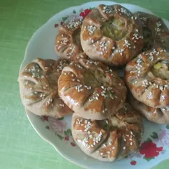 Беляши с куриным мясом в духовке