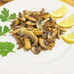 Шампиньоны с маслом