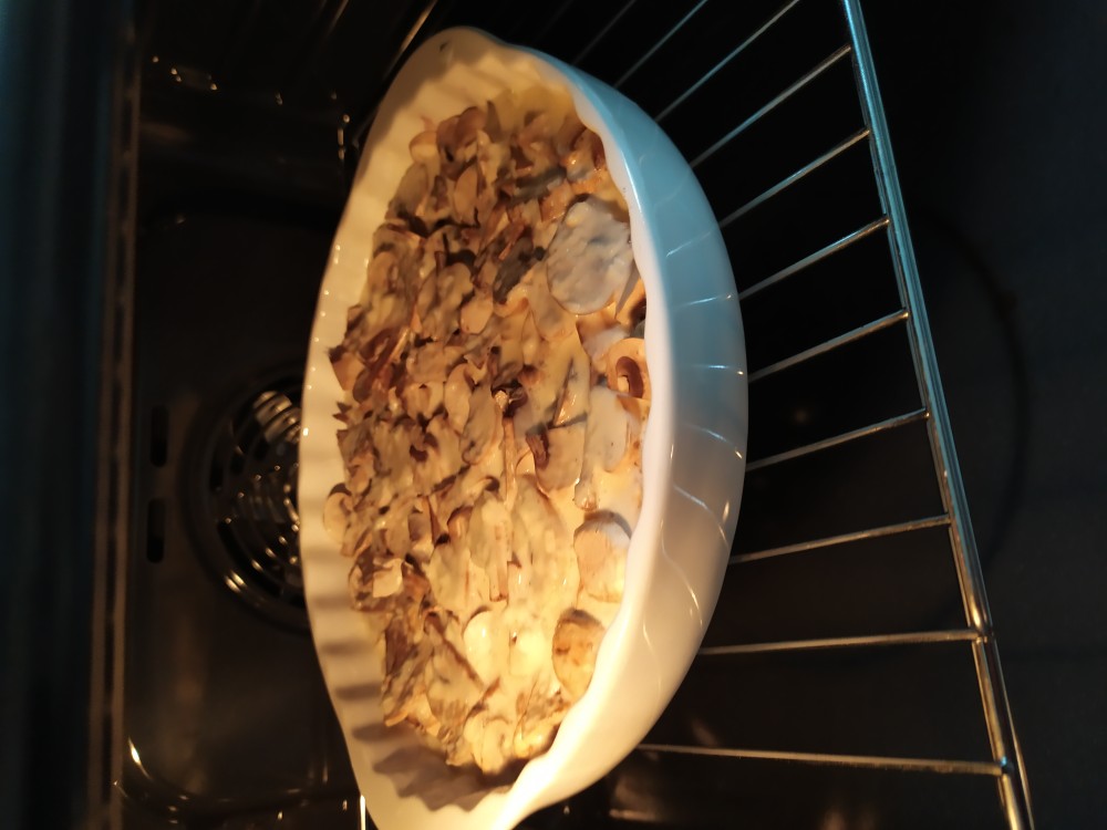 Грибной соус в духовке