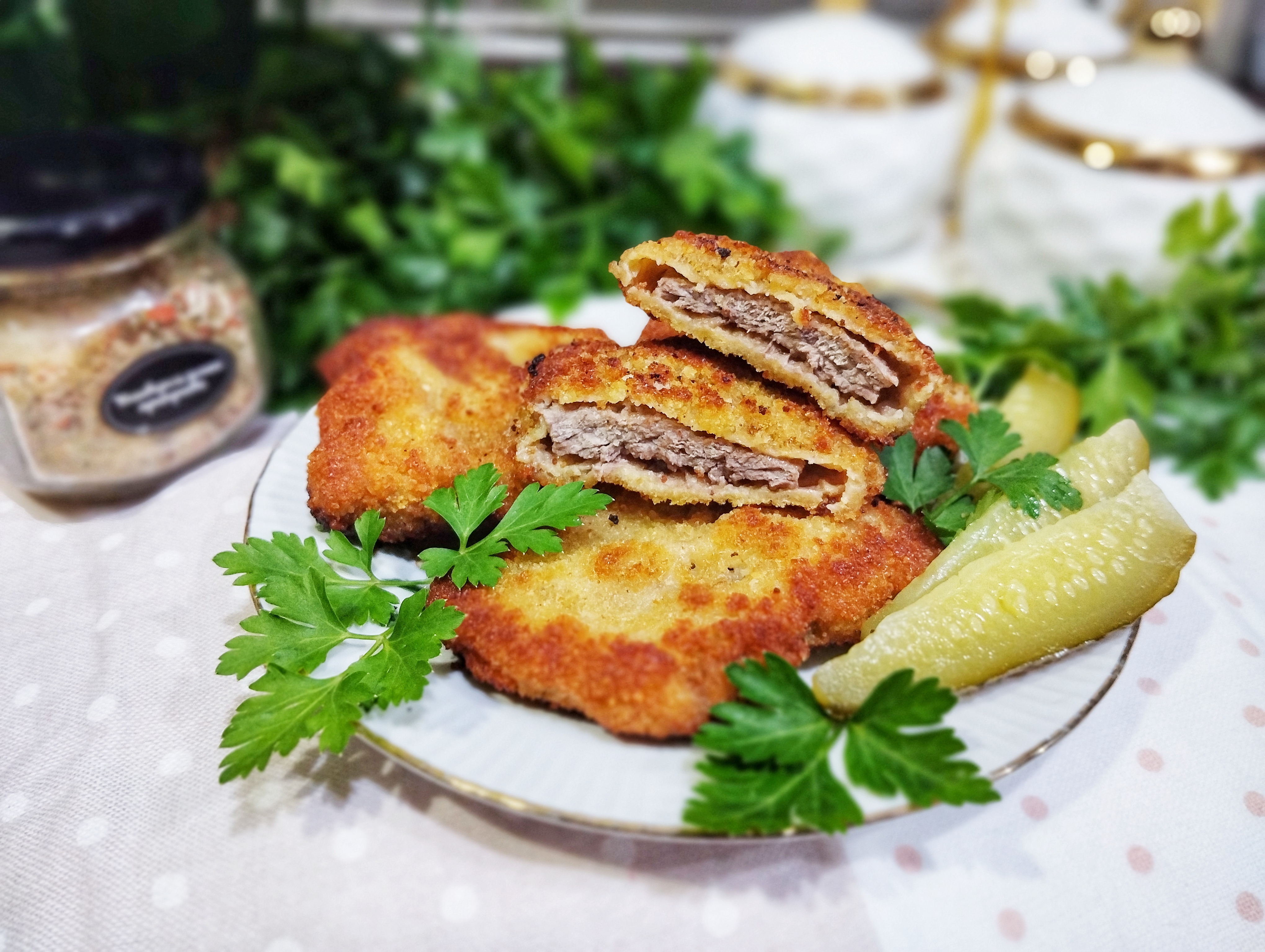 Шницель из говядины