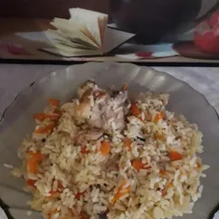 Узбекский плов с курицей