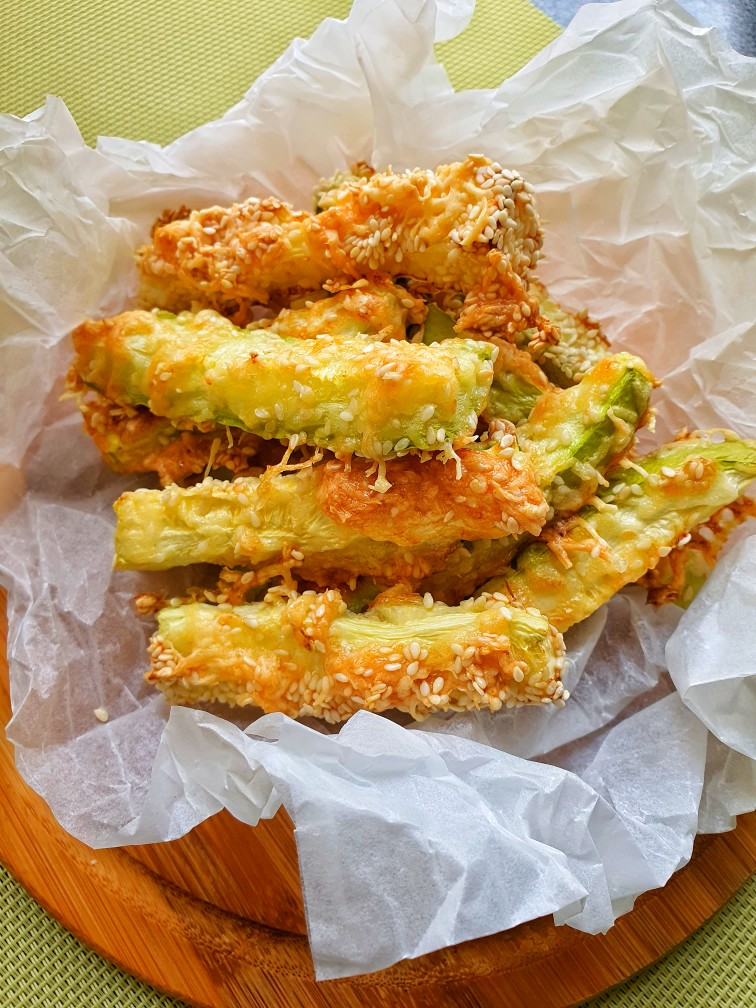 Стрипсы из кабачков