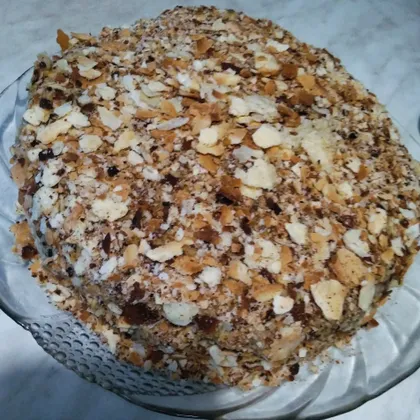 Торт-салат 'Наполеон с грибами'
