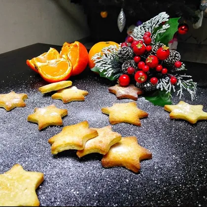 Печенье Апельсиновые звезды с корицей