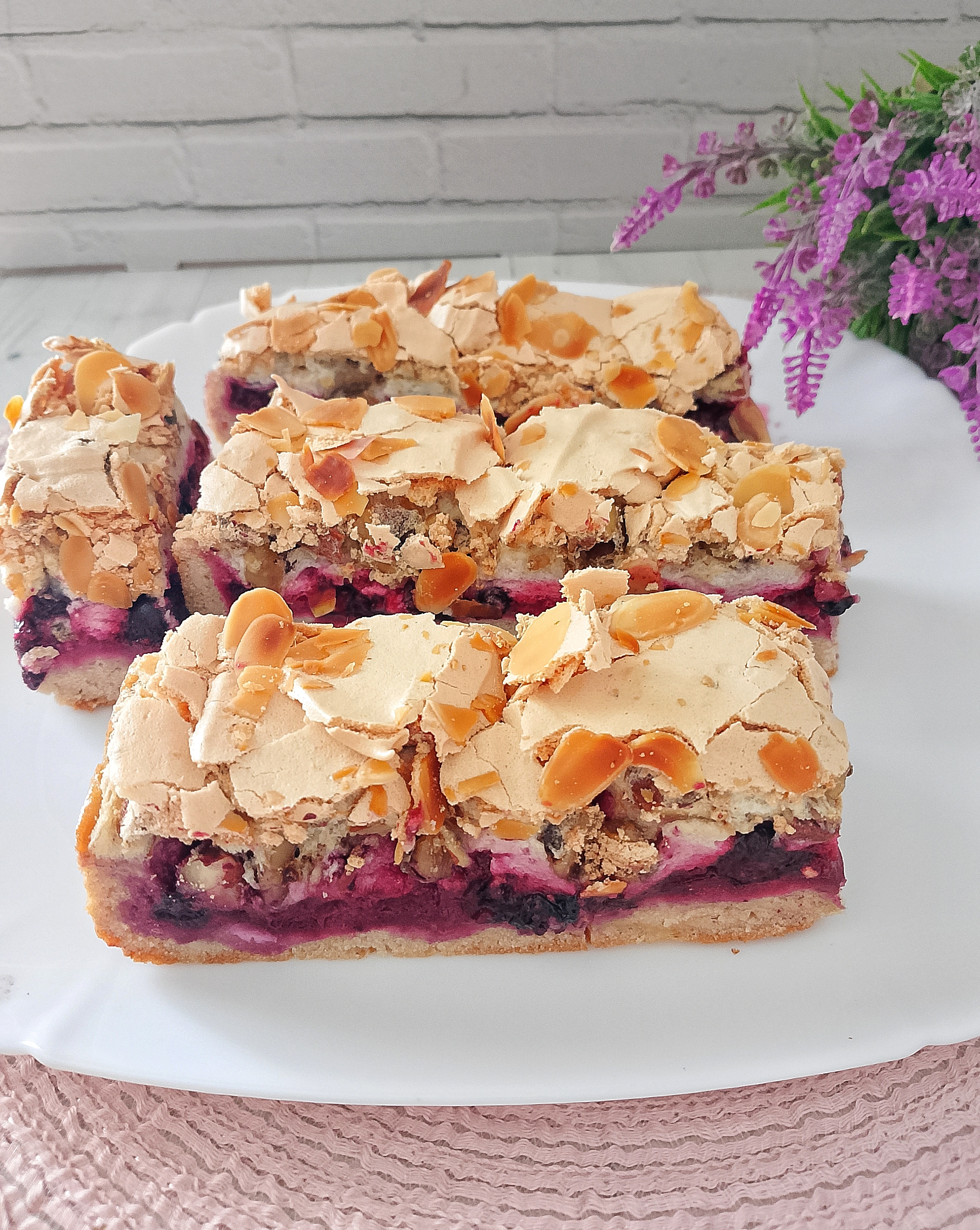 Пп пирог на творожном тесте с меренгой