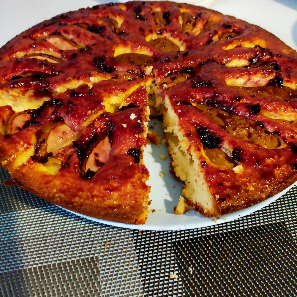 Имбирно-грушевый пирог