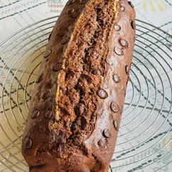 Бананово-шоколадный кекс