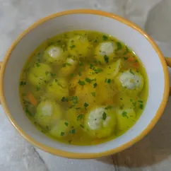 🍲Куриный суп с сырными клёцками🍲