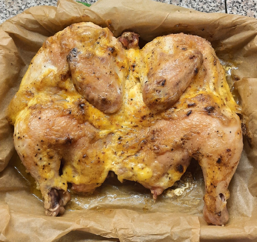 Курица с картошкой в майонезе в духовке