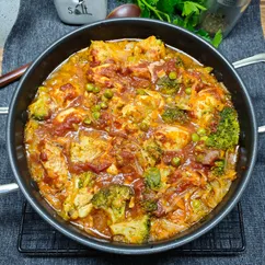 Куриное филе с овощами 